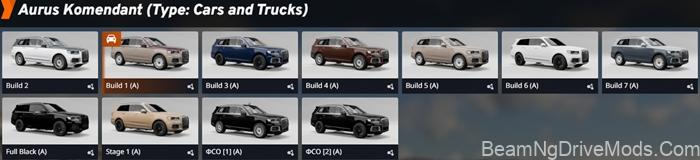BeamNG Aurus Komendant 7