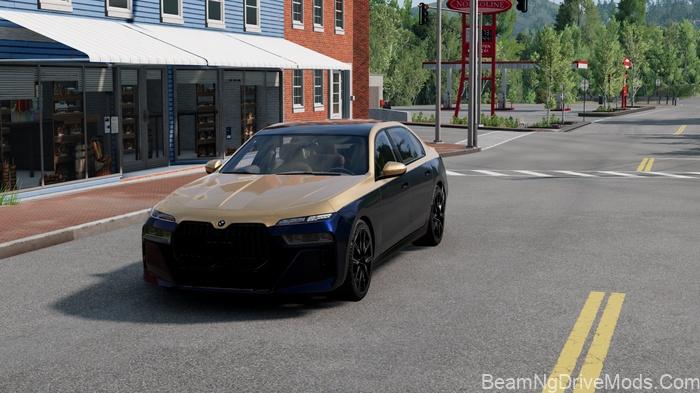 BeamNG 2024 BMW 7 Series G70 2