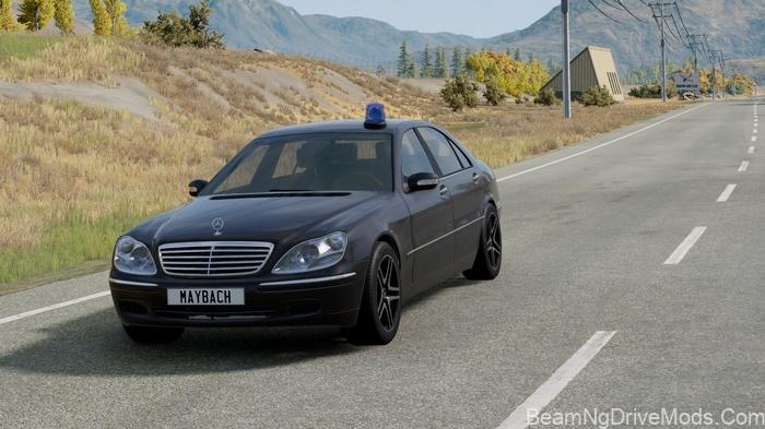 BeamNG Mercedes-Benz S-Class W220 (0.38)
