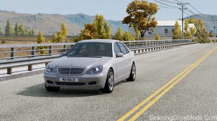 BeamNG Mercedes-Benz S-Class W220 (0.38) 4