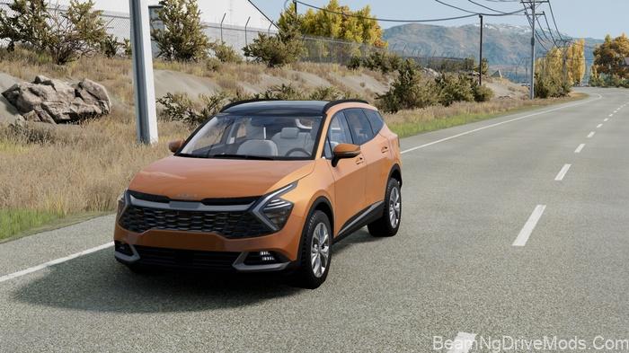 BeamNG 2024 Kia Sportage