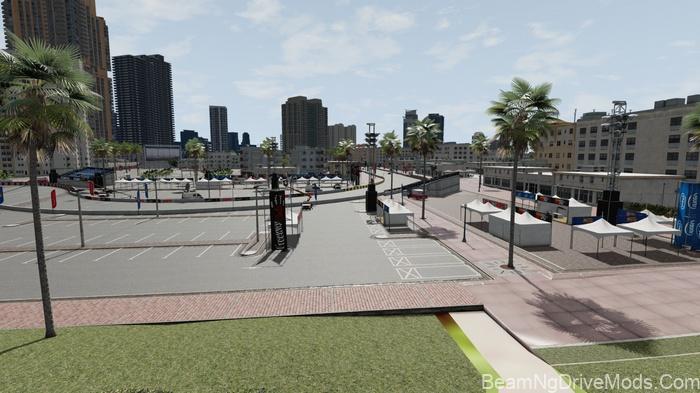 BeamNG Bayside Miami Map 4
