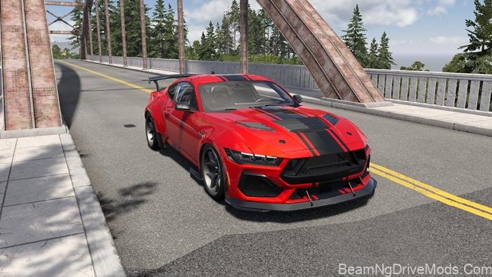 BeamNG 2025 Ford Mustang S650 3