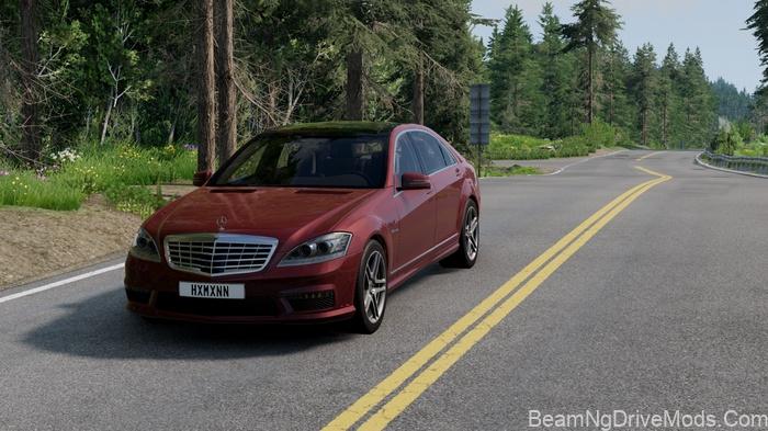 BeamNG Mercedes-Benz S-Class W221 2005-2013 3