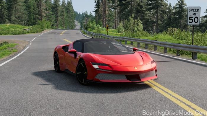 BeamNG 2020 Ferrari SF90 Stradale 3