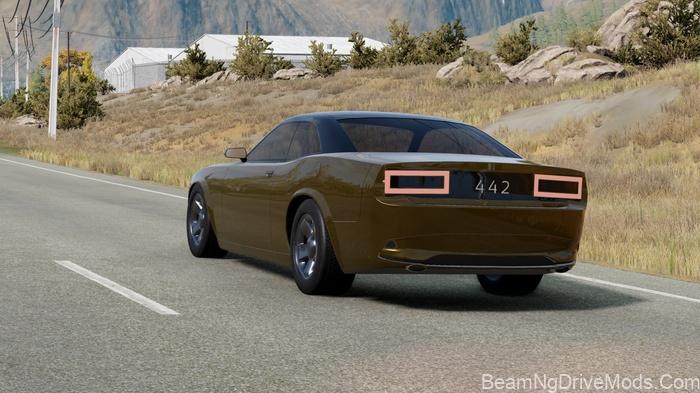 BeamNG Oldsmobile 442 Concept 3