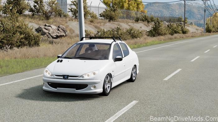 BeamNG Peugeot 206 SD Sedan