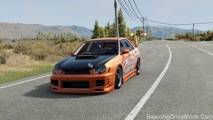 BeamNG Subaru WRX Blobeye 3