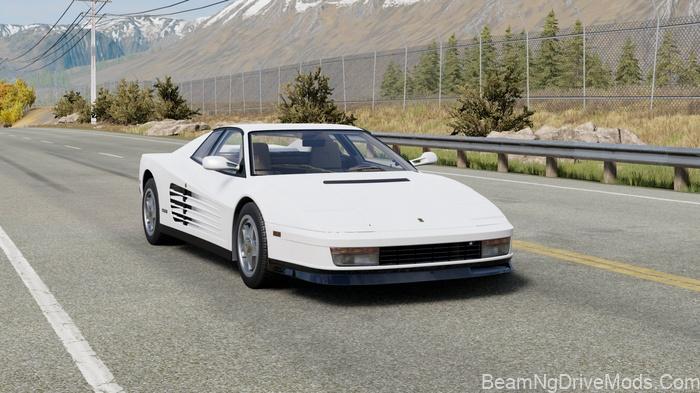 BeamNG 1986 Ferrari Testarossa (Type F110)