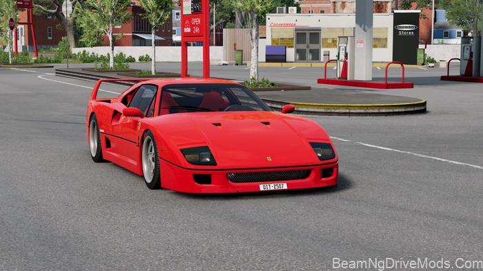 BeamNG 1987 Ferrari F40 3