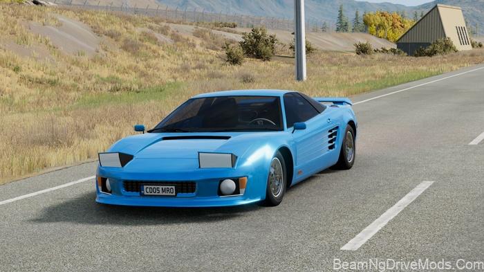 BeamNG 1990 Poletta Convertible