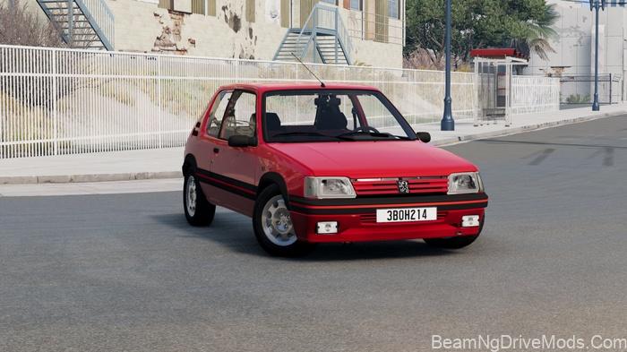 BeamNG 1994 Peugeot 205 3
