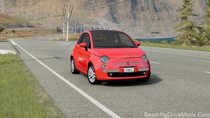 BeamNG 2008 Fiat 500 2