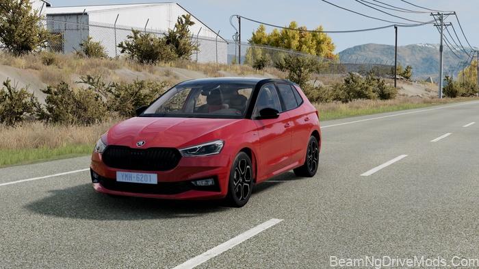 BeamNG 2022 Skoda Fabia Mk4 3