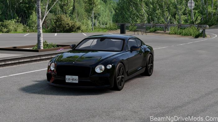BeamNG Bentley Continental GT Black (0.38)