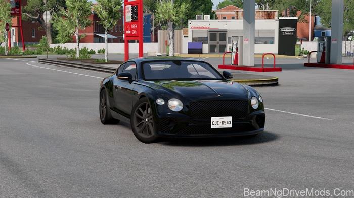 BeamNG Bentley Continental GT Black (0.38) 2