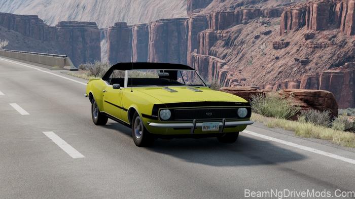 BeamNG 1968 Chevrolet Camaro SS 396 3