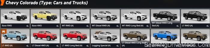 BeamNG Chevrolet Colorado