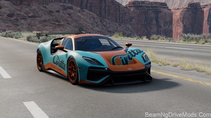 BeamNG Civetta Scintilla Tailfin