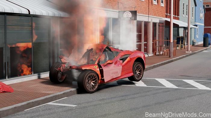 BeamNG 2020 Ferrari F8 Tributo 2