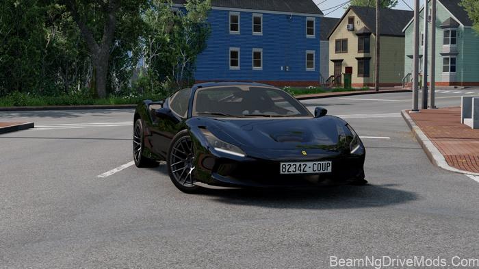 BeamNG 2020 Ferrari F8 Tributo 3