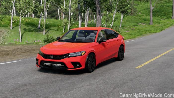 BeamNG 2024 Honda Civic Remastered V3.0 3