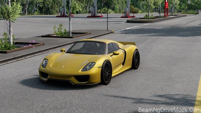BeamNG Porsche Spyder (0.38)