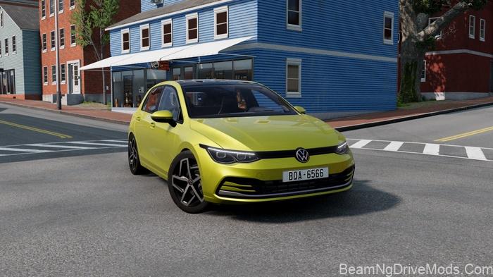 BeamNG Volkswagen Golf MK8 V2.0 3