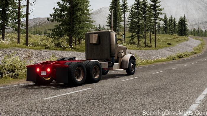 BeamNG 1955 Peterbilt 281 Duel Truck V4.1 3