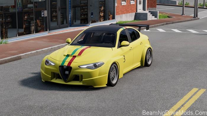 BeamNG Alfa Romeo Giulia Quadrifoglio 4