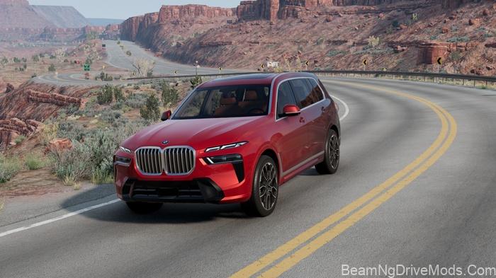 BeamNG BMW X7 G7 PreFacelift, Facelift