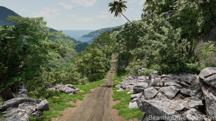BeamNG Bolivian Roads Map 3
