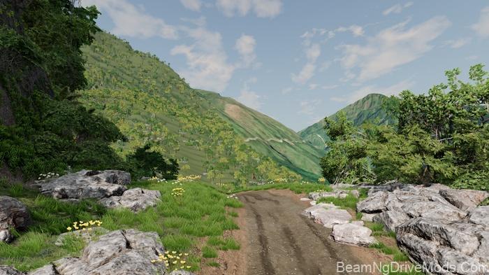 BeamNG Bolivian Roads Map 4