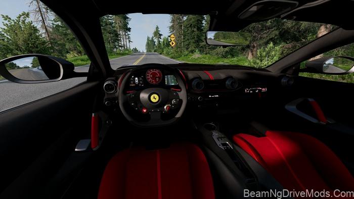 BeamNG Ferrari 812 Competizione (0.38) 3
