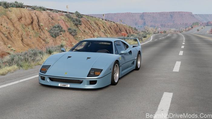 BeamNG Ferrari F40 (0.38)