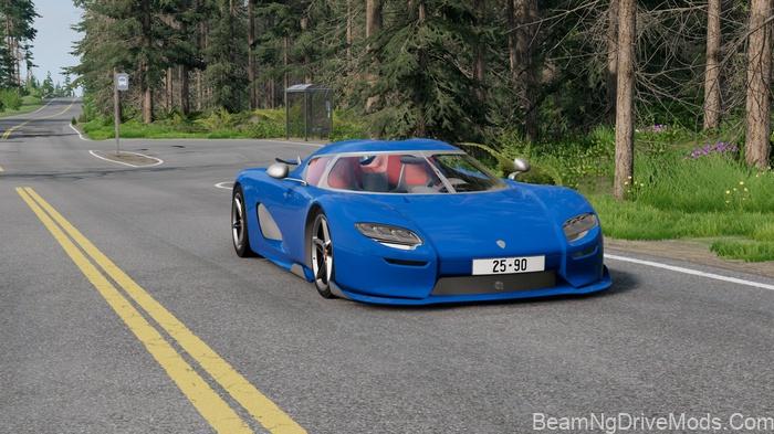 BeamNG Koenigsegg CC850 (0.38)