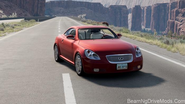 BeamNG Lexus SC430 2005-2010 V1.2 2