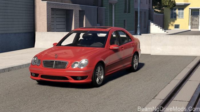 BeamNG Mercedes-Benz C-Class W203 V2.0 (0.39)