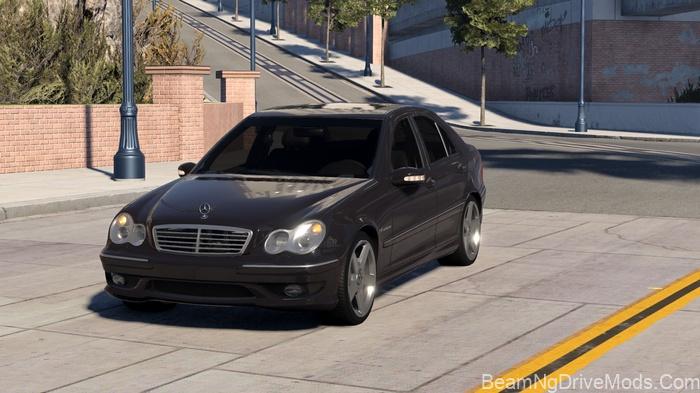 BeamNG Mercedes-Benz C-Class W203 V2.0 (0.39) 3