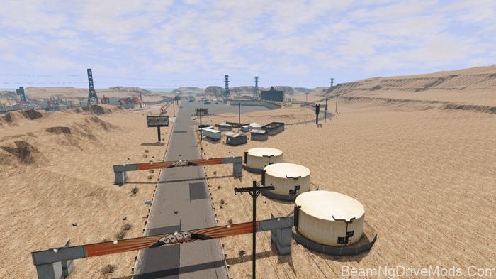 BeamNG NFS ProStreet Nevada Map