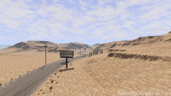 BeamNG NFS ProStreet Nevada Map 2