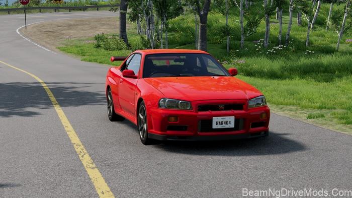 BeamNG Nissan Skyline R-34 3