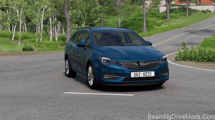 BeamNG Opel Astra K V2.0 2