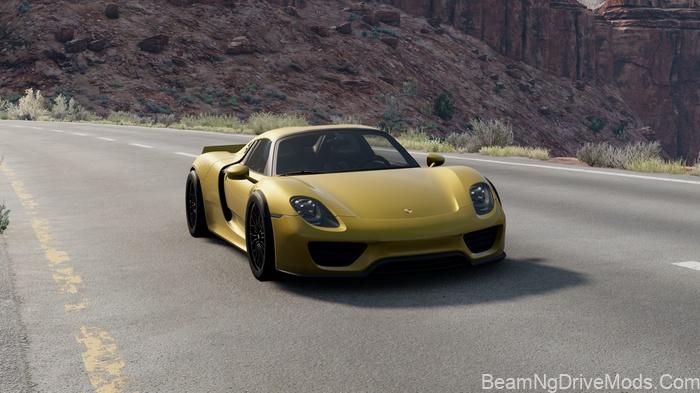 BeamNG Porsche 918 Spyder (0.38)