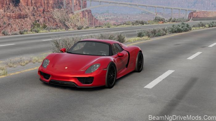 BeamNG Porsche 918 Spyder (0.38) 2