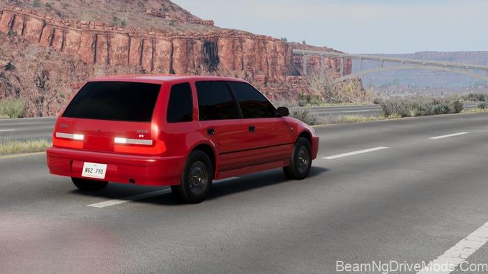 BeamNG Suzuki Cultus/Ibishu Cura 3