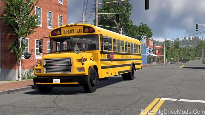 BeamNG Wentward Fusion School Bus V1.1