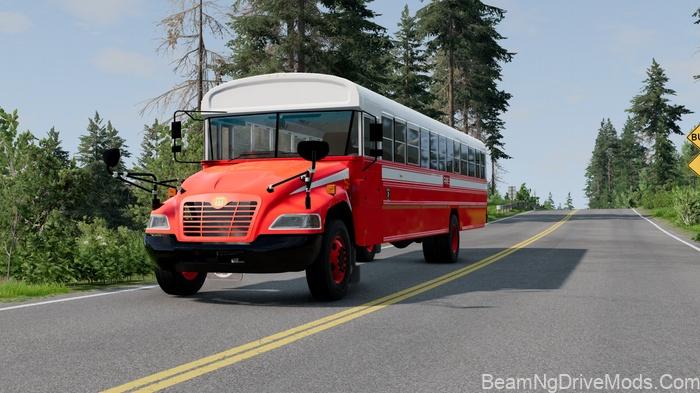 BeamNG Wentward Fusion School Bus (0.38) 3