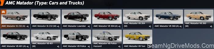 BeamNG AMC Matador 7