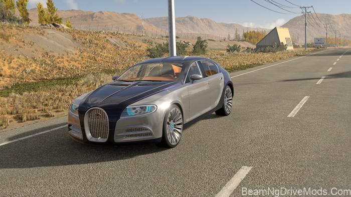 BeamNG Bugatti 16C Galibier Concept 2009 (0.39)